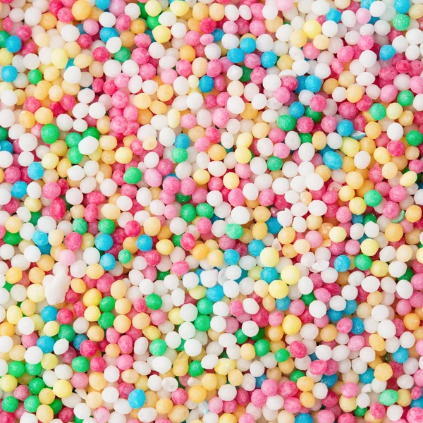 Colorful sugar sprinkle dots — Stock Photo, Image