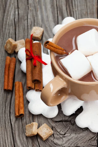 Marshmallows i cupen — Stockfoto