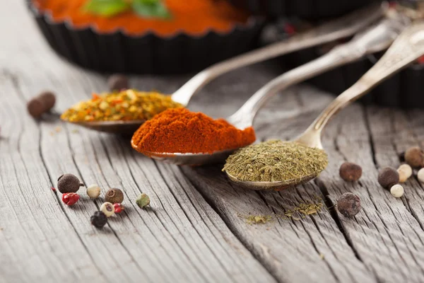 Colorful spices and herbs — Stock Photo, Image