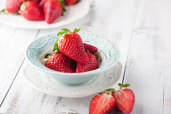 Juicy Fresh strawberries — Stock Photo, Image