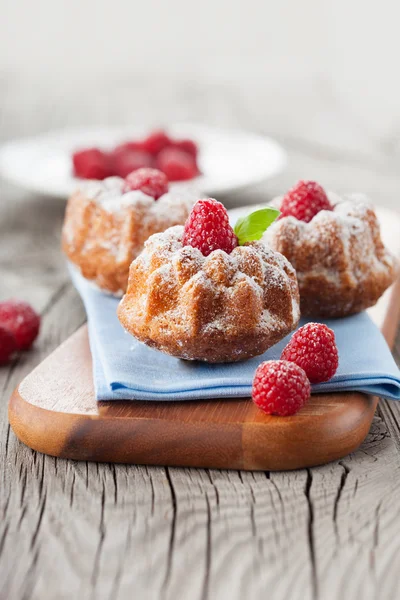 Σπιτικό σμέουρων muffins — Φωτογραφία Αρχείου