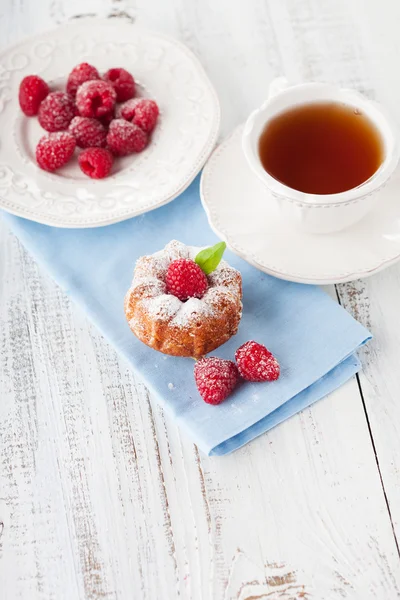 Muffin à la framboise maison — Photo