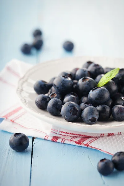 Saftige frische Blaubeeren — Stockfoto