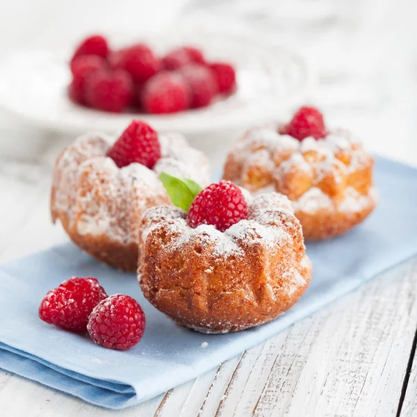 Muffins à la framboise maison — Photo