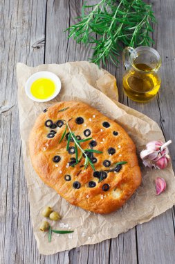 İtalyan focaccia ekmek