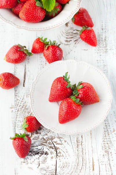 Šťavnaté čerstvé jahody — Stock fotografie