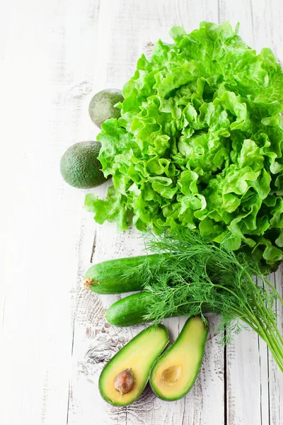 Mix of green vegetables — Stock Photo, Image