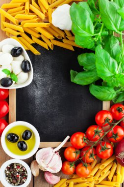 İtalyan yemeği arka plan