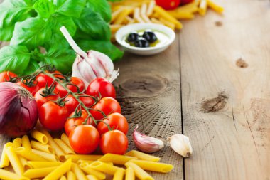 İtalyan yemeği arka plan