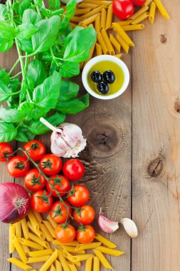 İtalyan yemeği arka plan