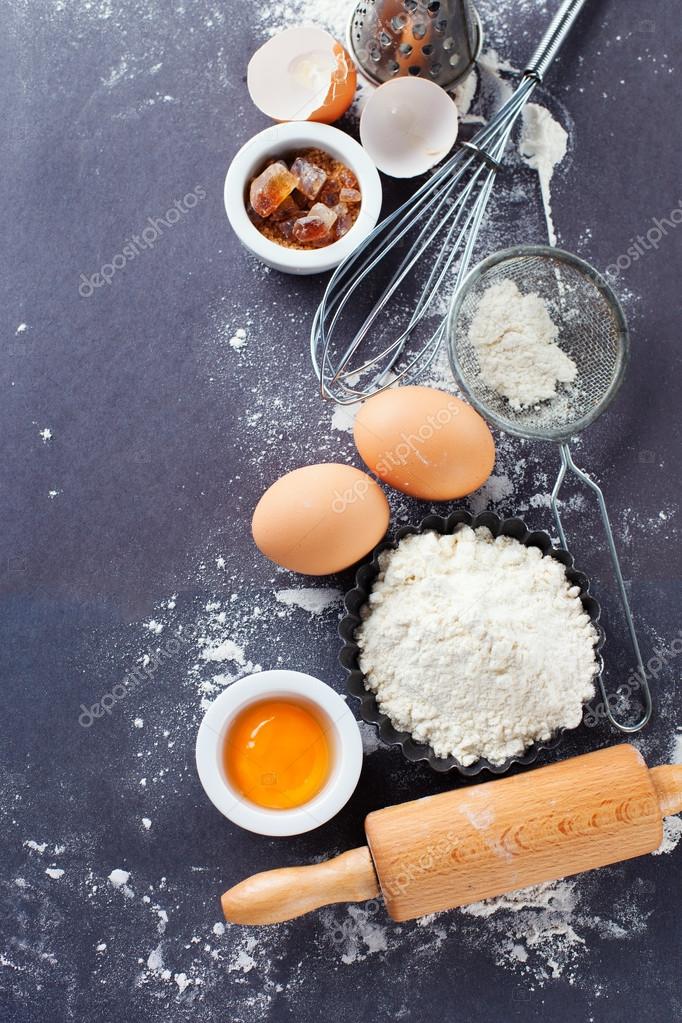 Ingredients and tools for baking — Stock Photo © Iuliia 73689451