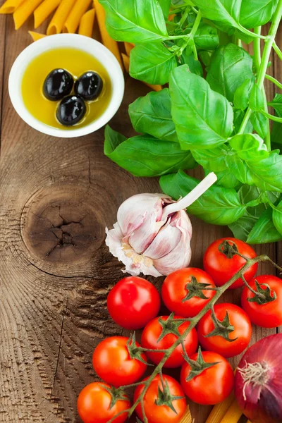 Ingrédients alimentaires italiens — Photo