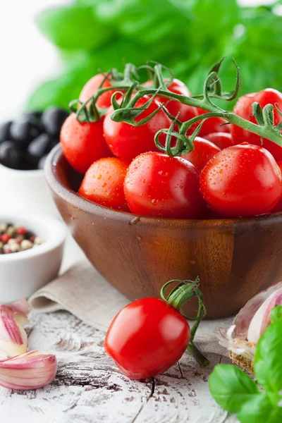 Tomates cherry frescos — Foto de Stock