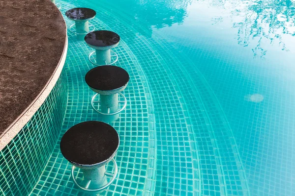 Schwimmbad Mit Bar Einem Luxuriösen Tropischen Hotelresort — Stockfoto