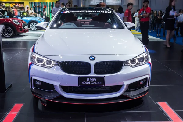 BMW 420d Coupe Tayland'da 37 Bangkok uluslararası gösterdi. — Stok fotoğraf