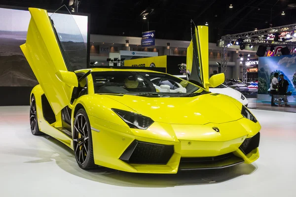 Lamborghini Aventador LP 700-4 ha mostrato in Thailandia il 37esimo Bangk — Foto Stock