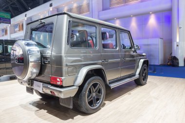 Mercedes-Benz G350d bir off-road araç Thailand 37 gösterdi. 