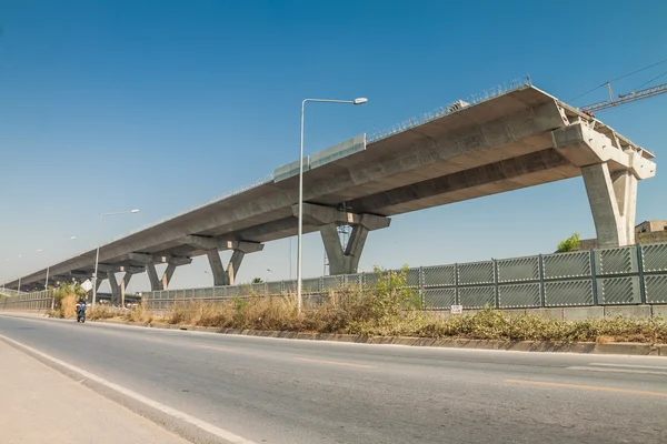 Express way construction site