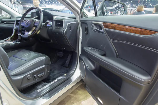 Inside of Lexus RX 200t showed in Thailand the 37th Bangkok Inte — Stock Photo, Image