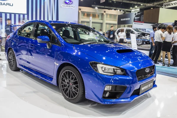 Subaru Wrx Sti pokazał w Tajlandii 37 Bangkok International — Zdjęcie stockowe