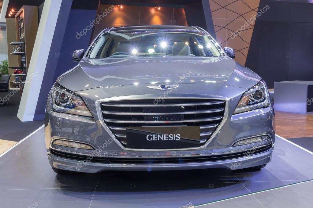 NONTABURI, THAILAND - 23 MAR :  Hyundai Genesis sedan showed in Thailand the 37th Bangkok International Motor Show on 23 March 2016