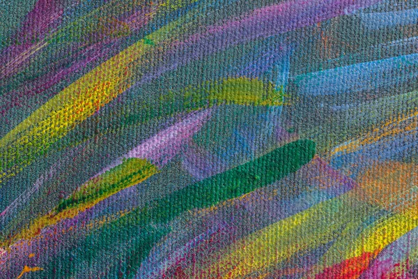 Close up textura e cor na tela — Fotografia de Stock