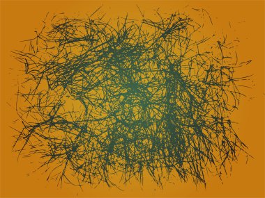 Soyut çizgi ve renk sarı kuru ot