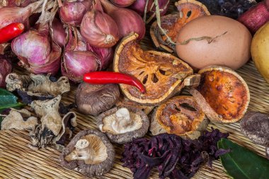 Natürmort gıda ve sebze