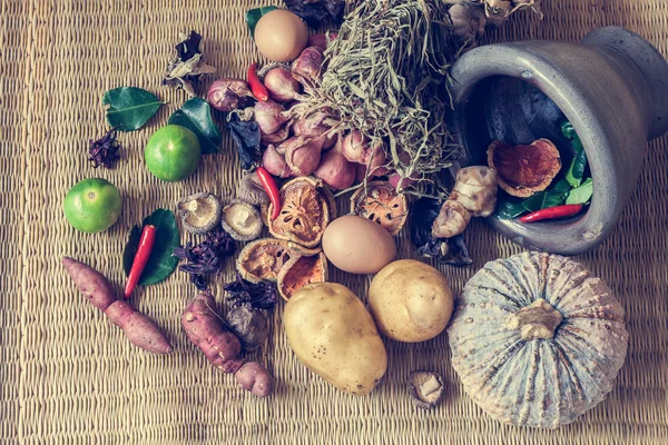 Still life of food and vegetable — Stock Photo, Image