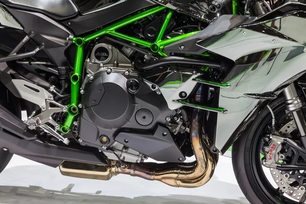 Kawasaki Ninja H2 toonde in 31 Thailand International Motor Ex — Stockfoto