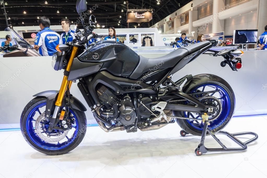 Nontaburi, Thailand - 2 DEC,2014 : Yamaha FZ09 showed in 31th Thailand International Motor Expo