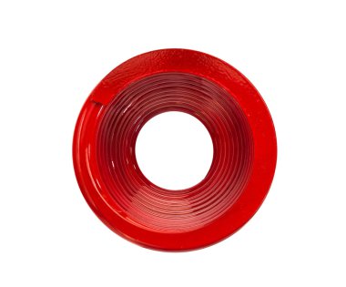 Üstten Görünüm motosiklet süspansiyon üzerine beyaz izole