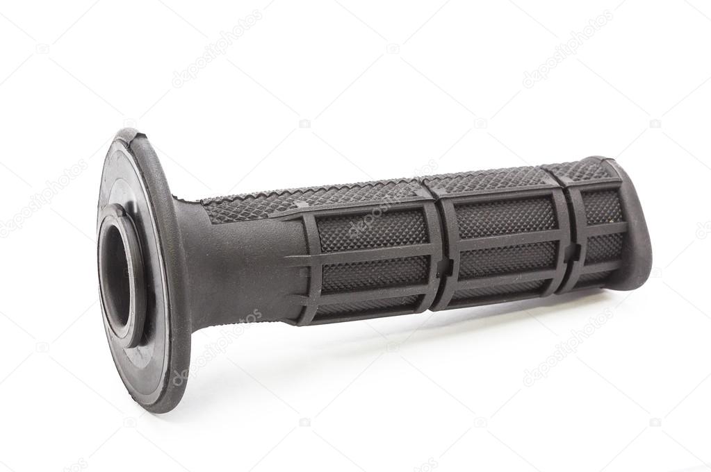 Spare part of black rubber of bike handle