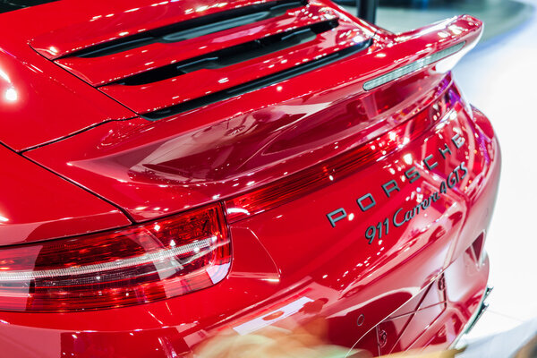  Rear design of Porsche 911 Carrera 4 GTS