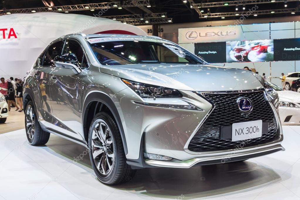 Nonthaburi,Thailand - March 26th, 2015:The all-new 2015 Lexus NX 300h Hybrid,on display,showed in Thailand the 36th Bangkok International Motor Show on 26 March 2015