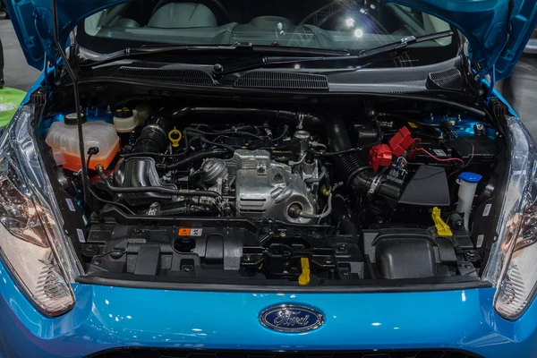 Engine of Ford Fiesta — Stock Photo, Image