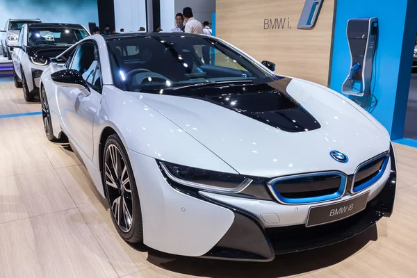 BMW i8 egy plug-in hibrid sportkocsi — Stock Fotó