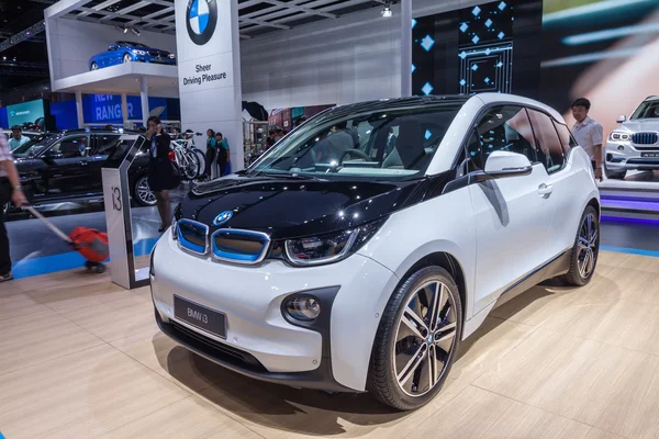 BMW i3 a kijelzőn — Stock Fotó