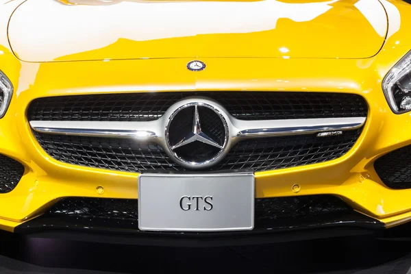 Front grill Mercedes AMG GTS — Stock Photo, Image