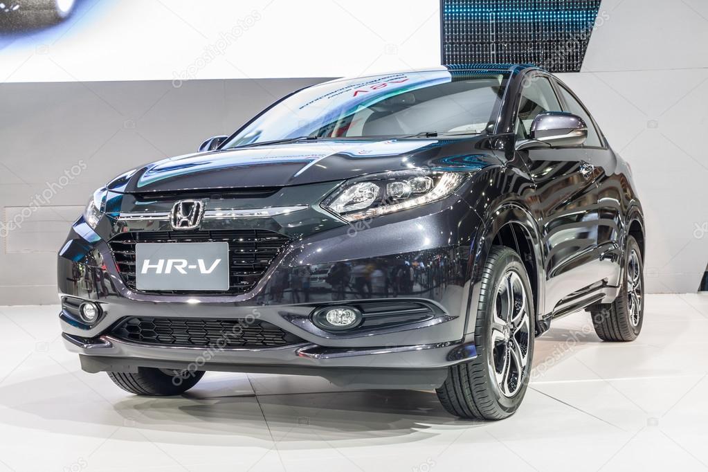 Nonthaburi,Thailand - March 26th, 2015: Honda HR-V on display,showed in Thailand the 36th Bangkok International Motor Show on 26 March 2015