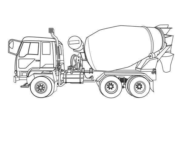 Vector_truck — Stock Vector