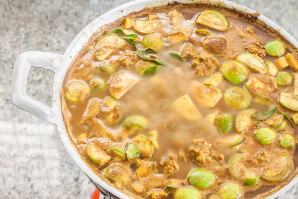 Fish organs sour soup — Stock Photo, Image