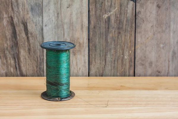 Old thread of monofilament fishing line — Stock Photo, Image