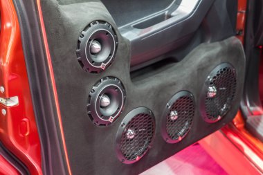 Isuzu araba ses sistemi kapıda
