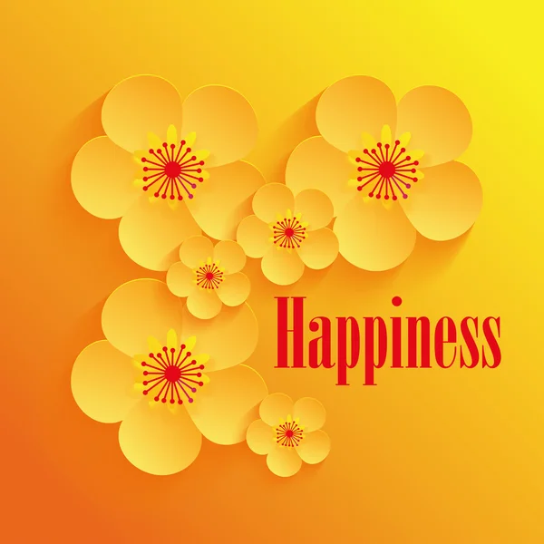 Çin yeni yıl - tebrik kartı tasarımı - hisse senedi illüstrasyon