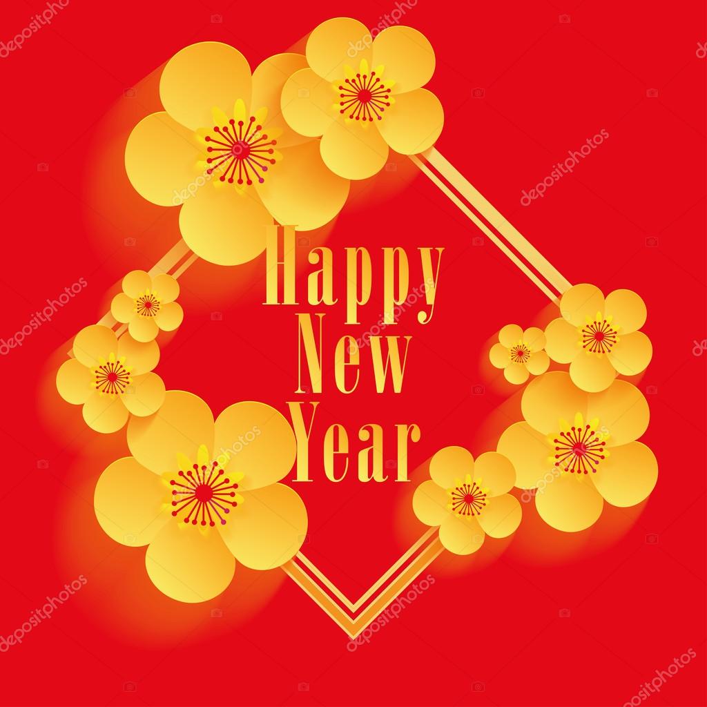 chinese new year greeting card design stock illustration new year cards design