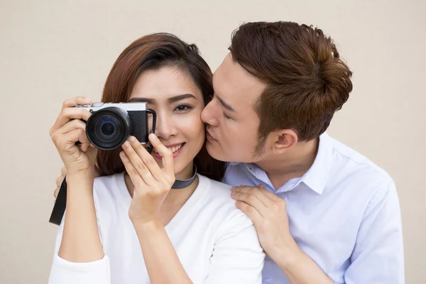 Asian young couple — Stock Photo, Image