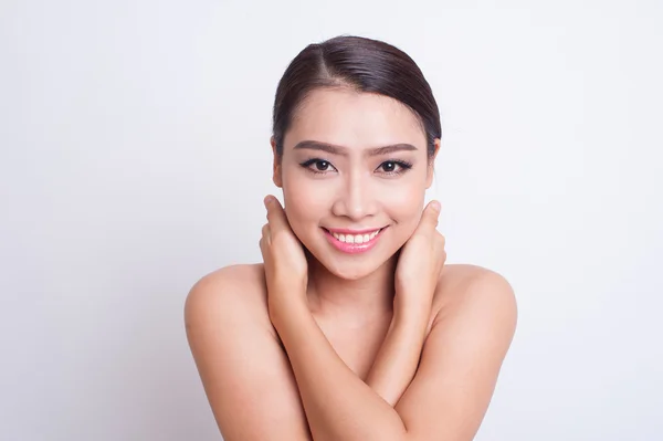 Asian beautiful woman skin care — Stock Photo, Image