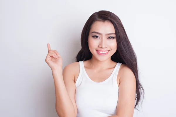 Asian beautiful woman skin care — Stock Photo, Image