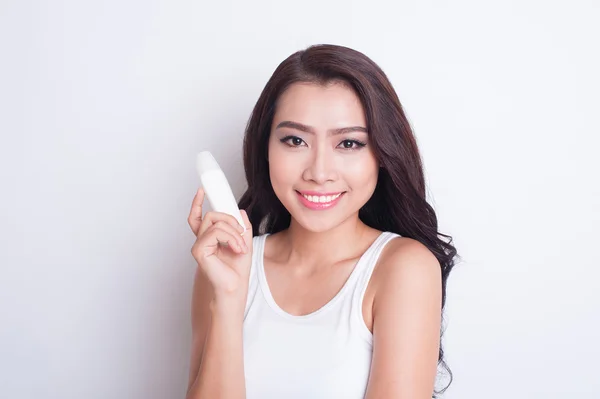 Asian beautiful woman skin care — Stock Photo, Image